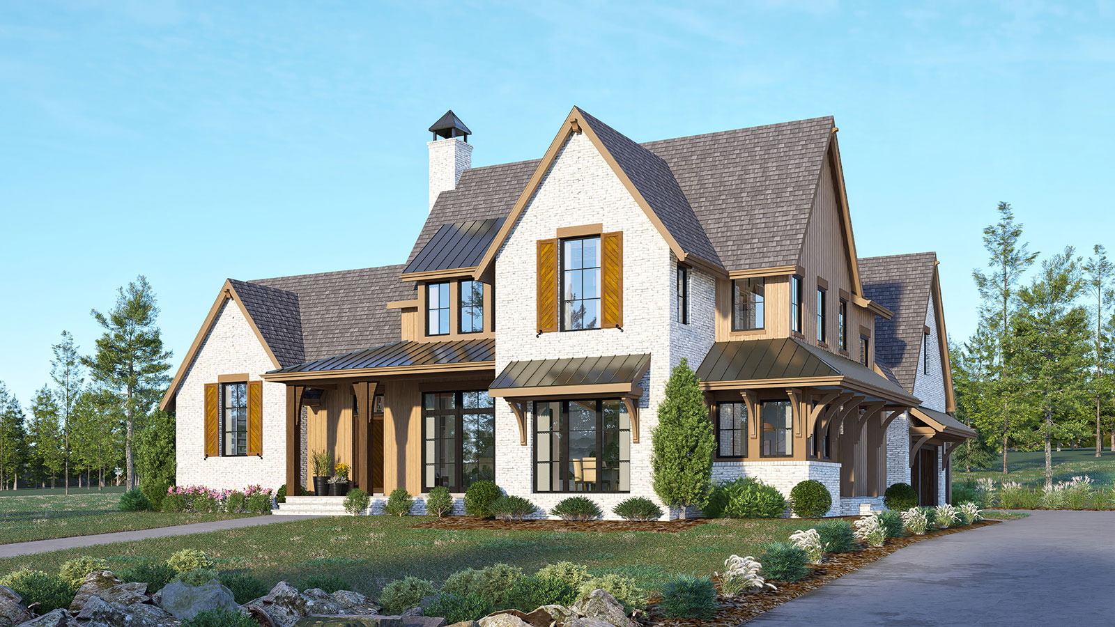 Cheyenne custom home rendering