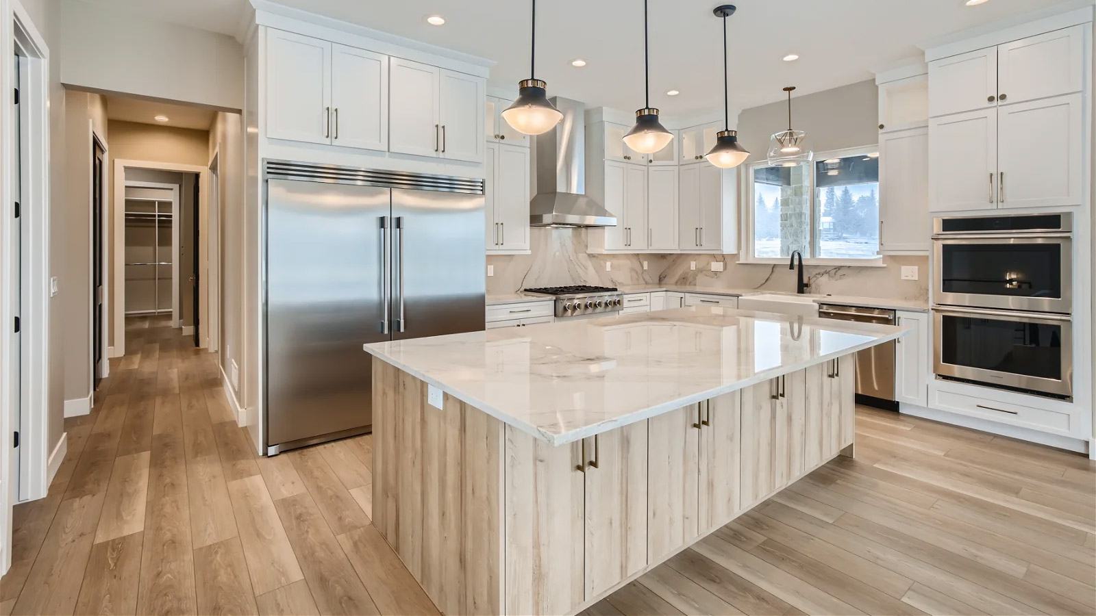 stone eagle custom home kitchen