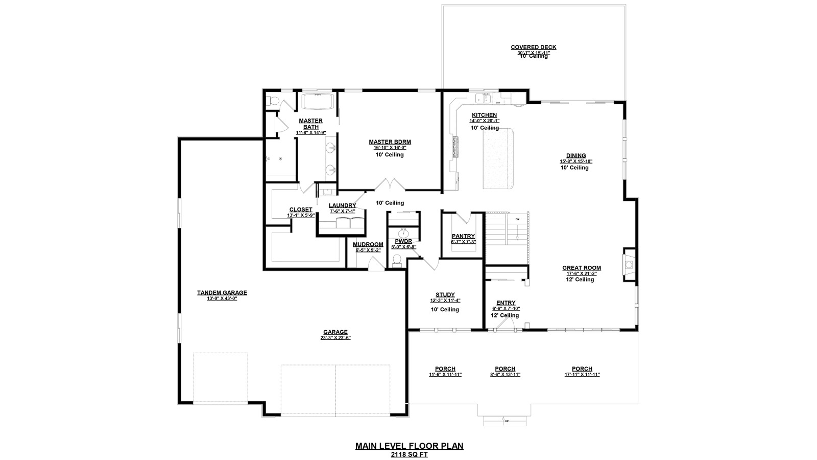 stone eagle main level floor plan